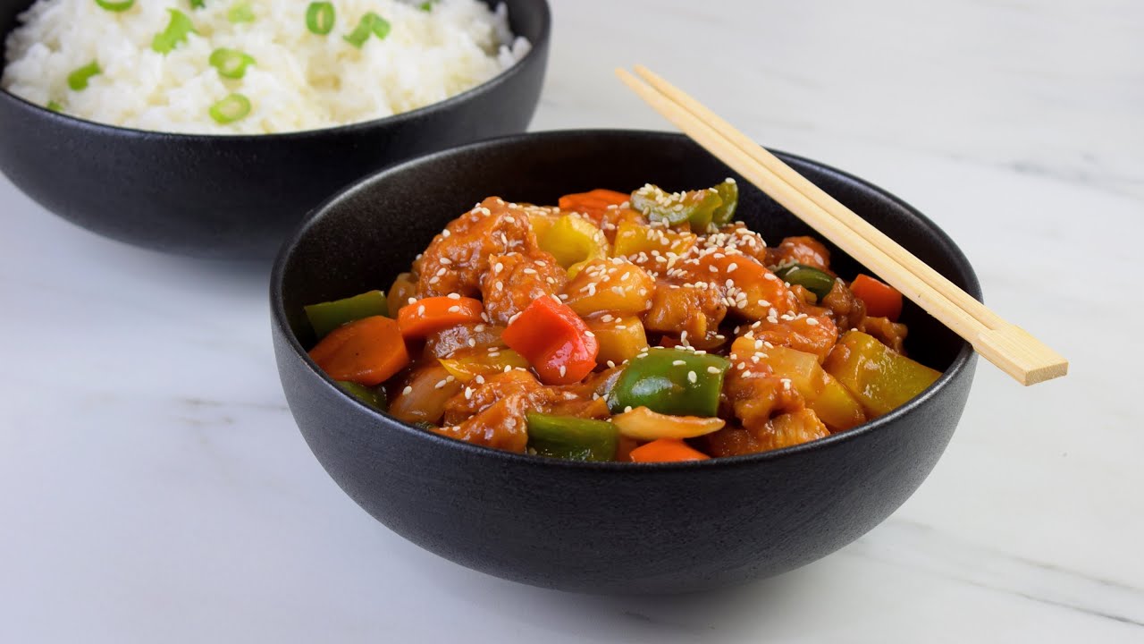 دجاج حامض حلو - Sweet and Sour Chicken