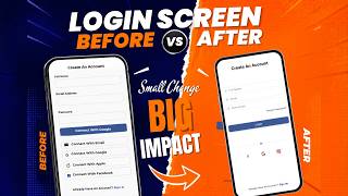 I Fixed This Bad Login Page UI Design (Before vs After)