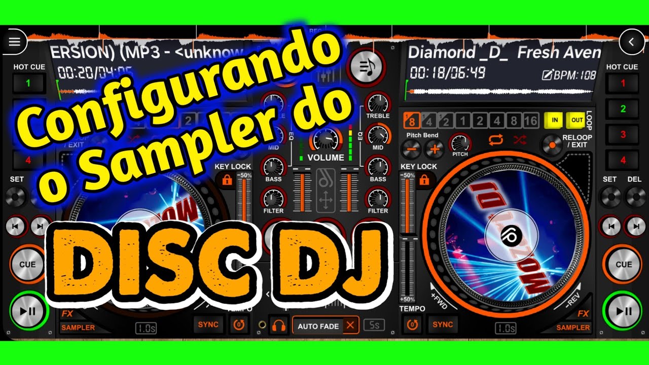 Como configurar e usar os sampler no DISC DJ - YouTube