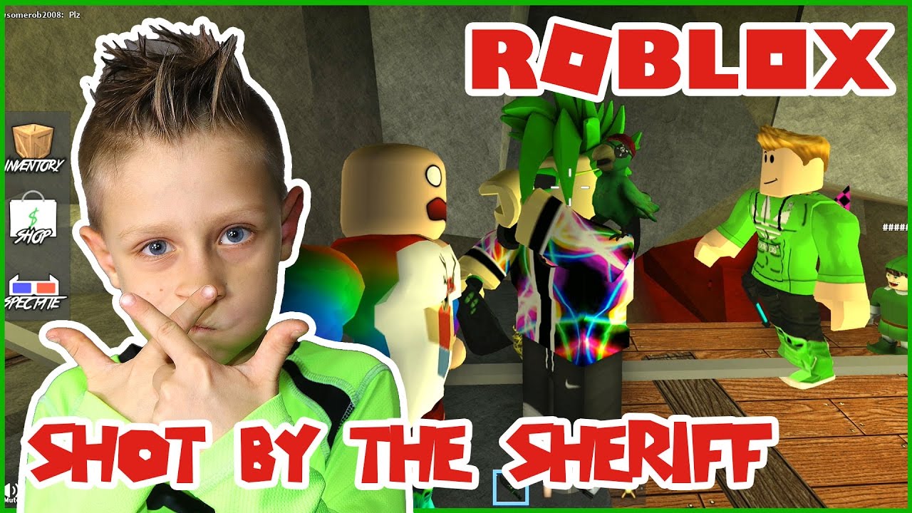 Shot By The Sheriff Murder Mystery Youtube - ronaldomg roblox murderer mystery