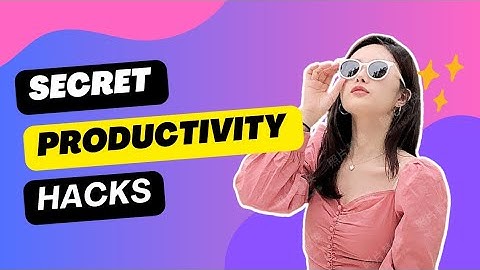 The Secret Productivity Formula__ Get More Done In Less Time