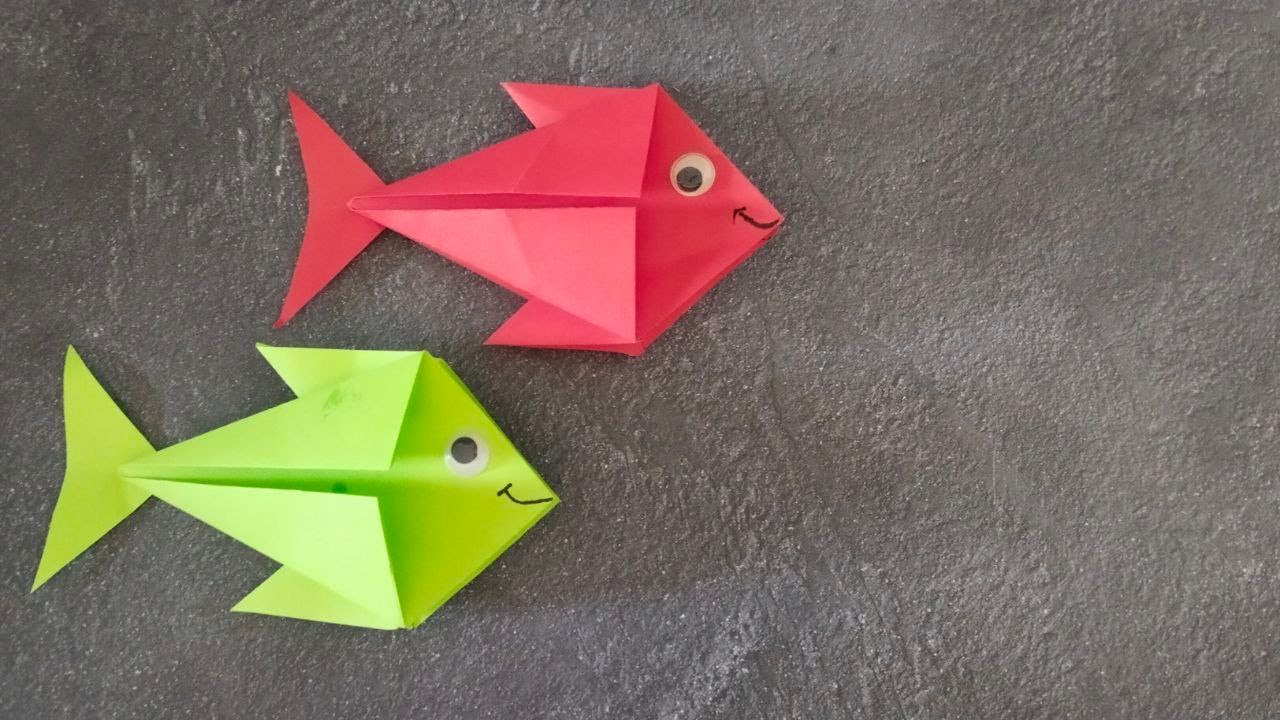 How To Make Easy Origami Paper Fish For Kids Paper Craft Easy The how-to-make-easy-origami-paper-fish-for-kids-paper-craft-easy-the