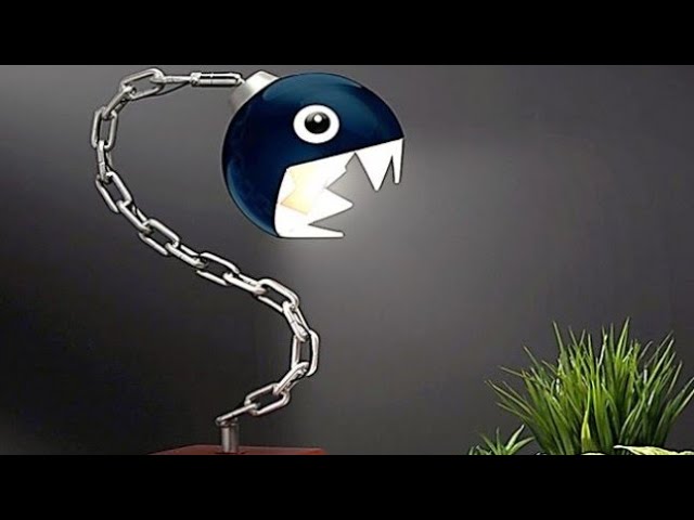 Fichier STL Luminaire de poche Chain Chomp Mario Bros 🪞·Objet