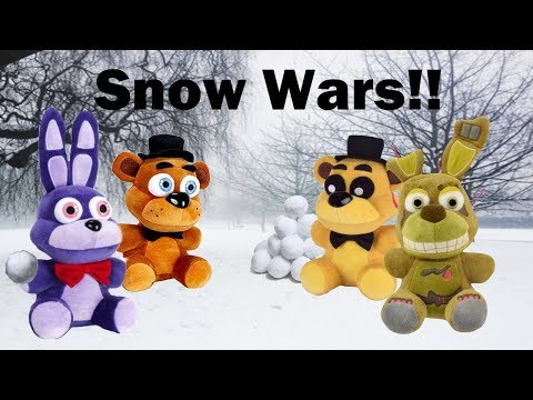 FNaF Plush - Snow Wars!!