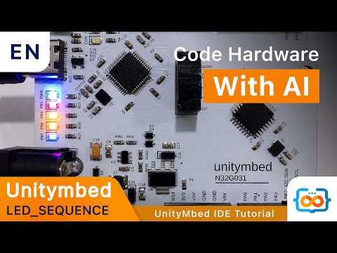 EP. 01 ARM Cortex First Steps: Hardware Coding with AI Co-Pilot [EN] | UnityMbed
