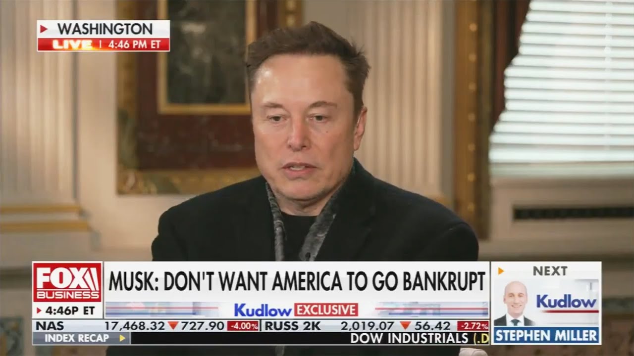 Elon Musk interview COLLAPSES, goes full "white replacement"