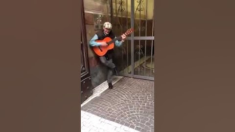 Funny Old Guy Performs The Good, the Bad and the Ugly