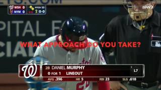 Daniel Murphy.....What is your approach to hitting?