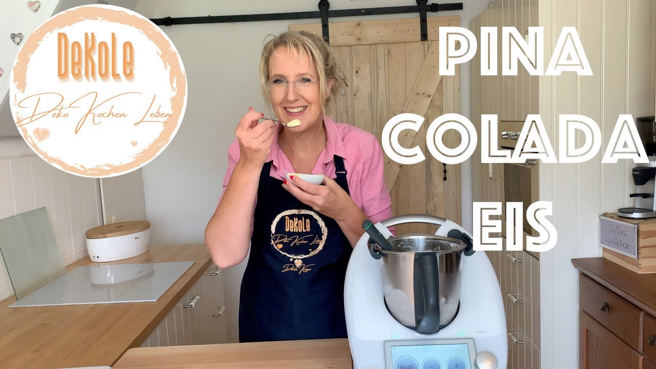 Piña Colada Eis - SüdseeFeeling aus Deinem Thermomix 🍍🥥