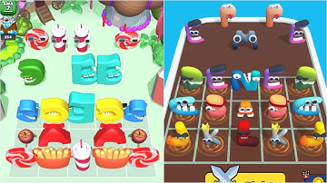 Merge Alphabet Food Battle Vs Merge ABC Letter Go Run Max Level Gameplay 5