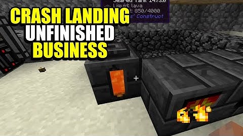 Ep10 Unfinished Business - Minecraft Crash Landing Modpack