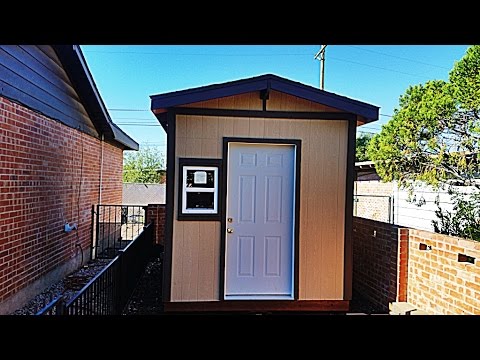 INSTALLING A SHED DOOR AND MORE! - YouTube