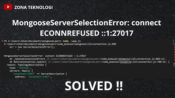 Cara Menghubungkan Koneksi Express js dengan Database Mongodb (Mongoose)  - Zona Teknologi
