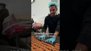 Gaza chocolate and biscuit factory Al Arees reopens after two year halt during Israel’s genocide