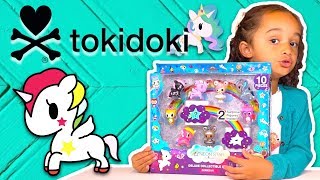 Ultra Logo 24 Pack Tokidoki Metallic Pen Canister NEON STAR BY TOKIDOKI DELUXE COLLECTIBLE SET - UNICORNOS UNBOXING