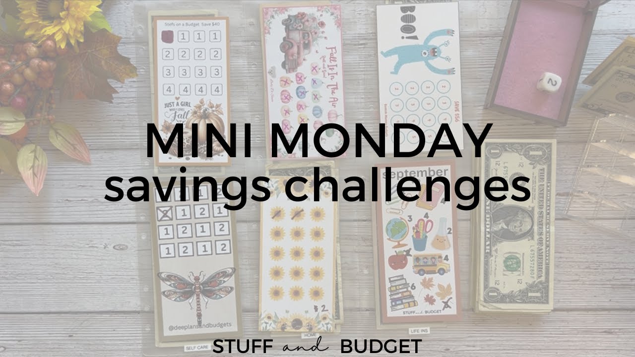 Mini Monday Savings Challenges