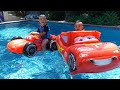 Lightning McQueen Inflatable Pool Fun Childrens Playtime Ckn Toys