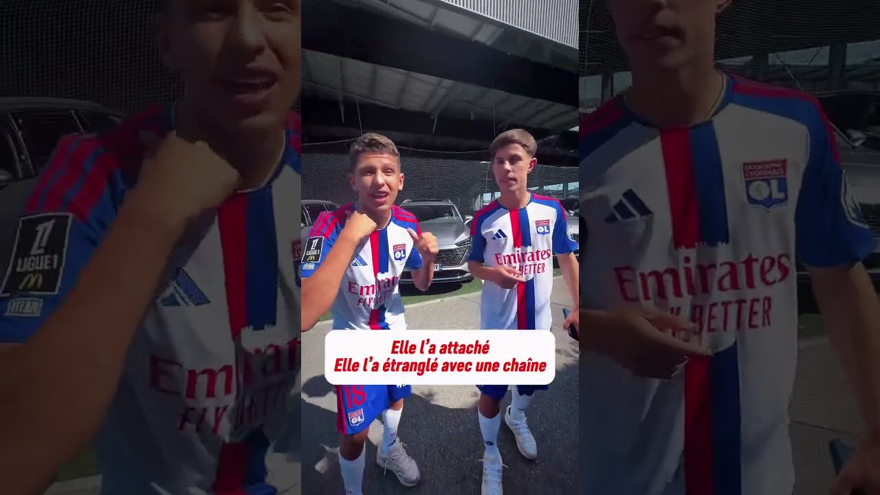 😂🧟🔴🔵 Le jour où nos Gones nous ont partagé l’une de leurs passions #olympiquelyonnais #ol #football