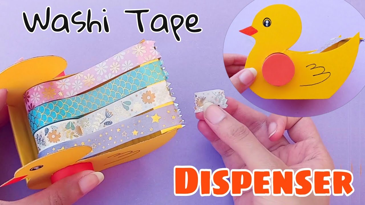 DIY Washi Tape Dispenser 