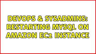 Famous DevOps & SysAdmins: Restarting Mysql on Amazon EC2 instance Net Worth