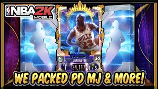 PINK DIAMOND MICHAEL JORDAN IN ELITE PACK!! | NBA2K Mobile 22 S4 Goat Pack Opening