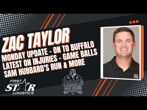 Zac taylor monday update | on to buffalo - injury news - game balls - sam hubbard's run & more
