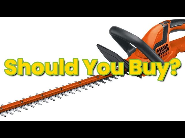 BLACK+DECKER 20V MAX Cordless Hedge Trimmer Unboxing and Review 