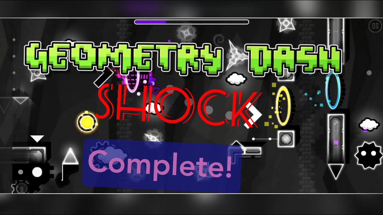 Shocket Gdd Geometry Dash Shock complete - YouTube
