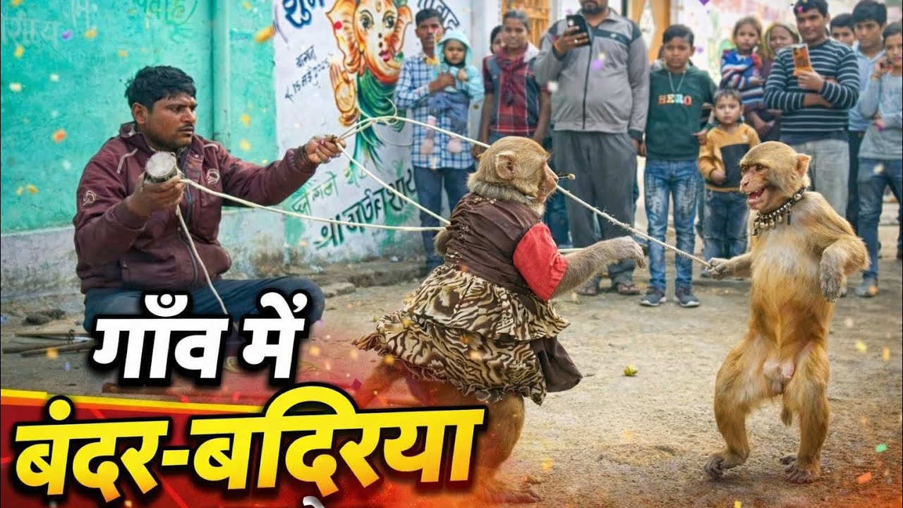 बंदर और बंदरिया का खेल