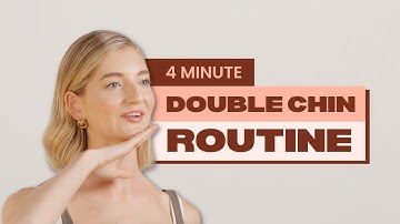 4-Minute Double Chin Routine | Face Fitness, Facial Fitness, Facial Yoga