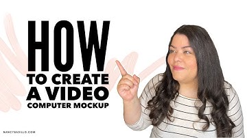 How To Create A Computer Video Mockup | Canva Tutorial