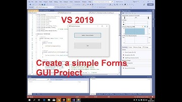 VS 2019 C# Forms Project Example (plus MySQL)