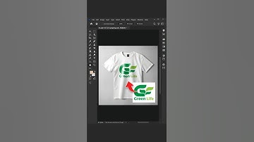 Photoshop Tutorial - The Most Realistic Way to Place Design on T-Shirt! #shorts  #farasatacademy