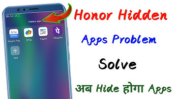 Honor 9n hidden apps problem solved | How to hide apps in honor 9n