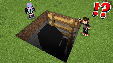 We Found Longest Scary GIANT STAIRS in Minecraft