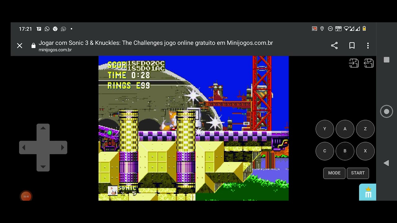 como usar debug mode em Sonic 3 e knuckles.(pelo celular) - YouTube
