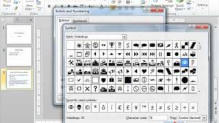 PowerPoint 2010 Tutorial Applying Custom Bullets and Numbering Microsoft Training Lesson 4.5