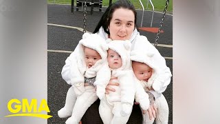 Mom surprised with triplets now calls them her best friends | GMA