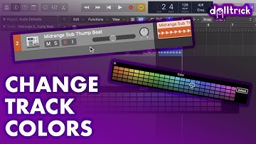 Logic Pro X: How to Color Tracks | A Tr!ck A Day with dolltr!ck