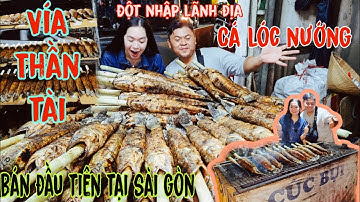 Đột nhập LÃNH ĐỊA CÁ LÓC NƯỚNG gặp trực tiếp Cô Cúc Bụi, Người bán Cá Lóc Nướng đầu tiên ở Sài Gòn