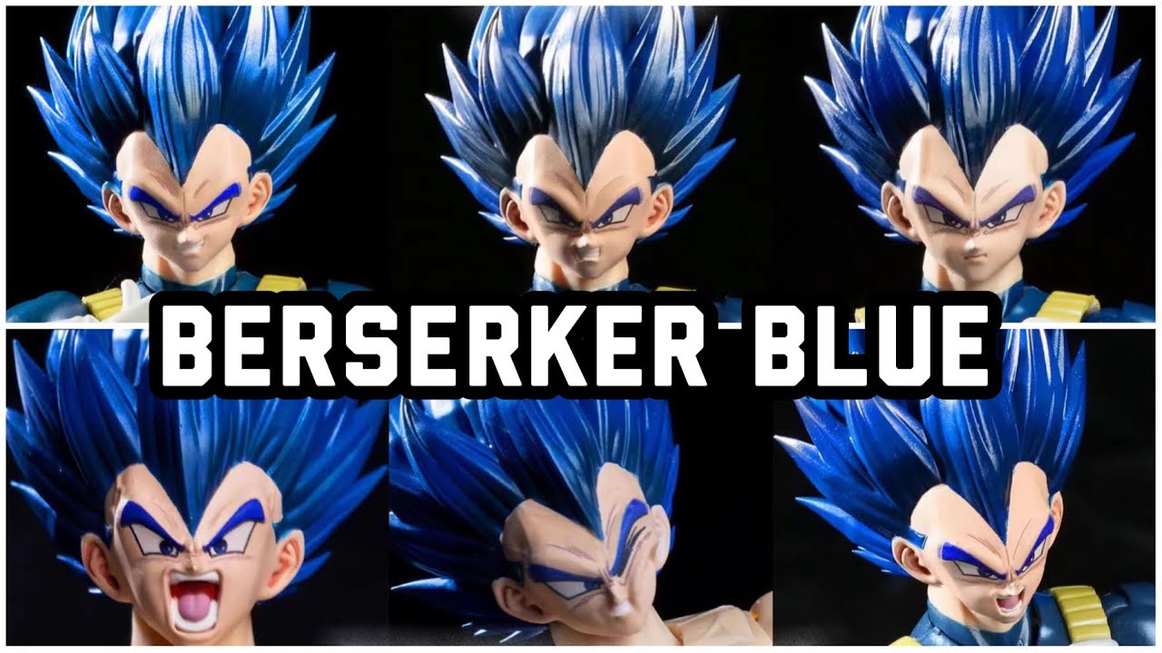 SS Blue Evolution Custom headsculpt Set for SHF Vegeta (NEW) #dragonballz  #dragonball #dbz #dragonballgt #dragonballsuper #dragonballsupe