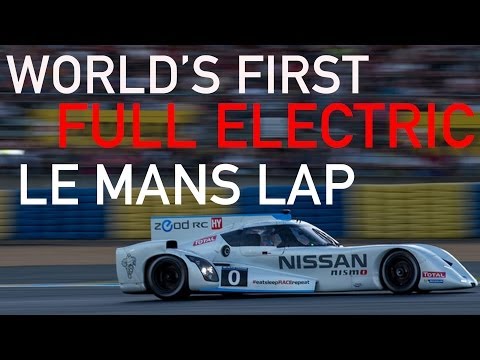 WORLD'S FIRST FULL ELECTRIC LAP AT LE MANS