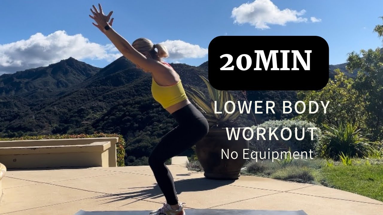 Lower Body Bodyweight Workout - YouTube