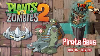 Plants vs Zombies 2: Gameplay [IOS - Android] - Adventure Pirate Seas Day16 - Spikerock