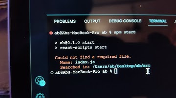Could not find a required file
