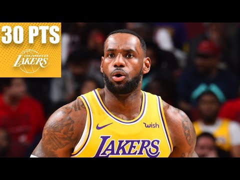 LeBron James records 3rd-straight triple-double with 30 points vs. Bulls | 2019-20 NBA Highlights