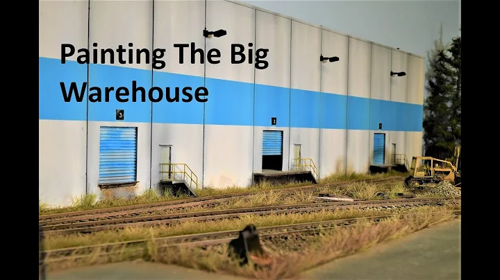Painting The Big HO Scale Warehouse (Part 1) | River Road - Vlog #93