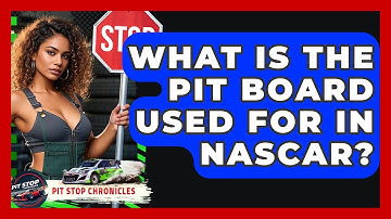What Is The Pit Board Used For In NASCAR? - Pit Stop Chronicles