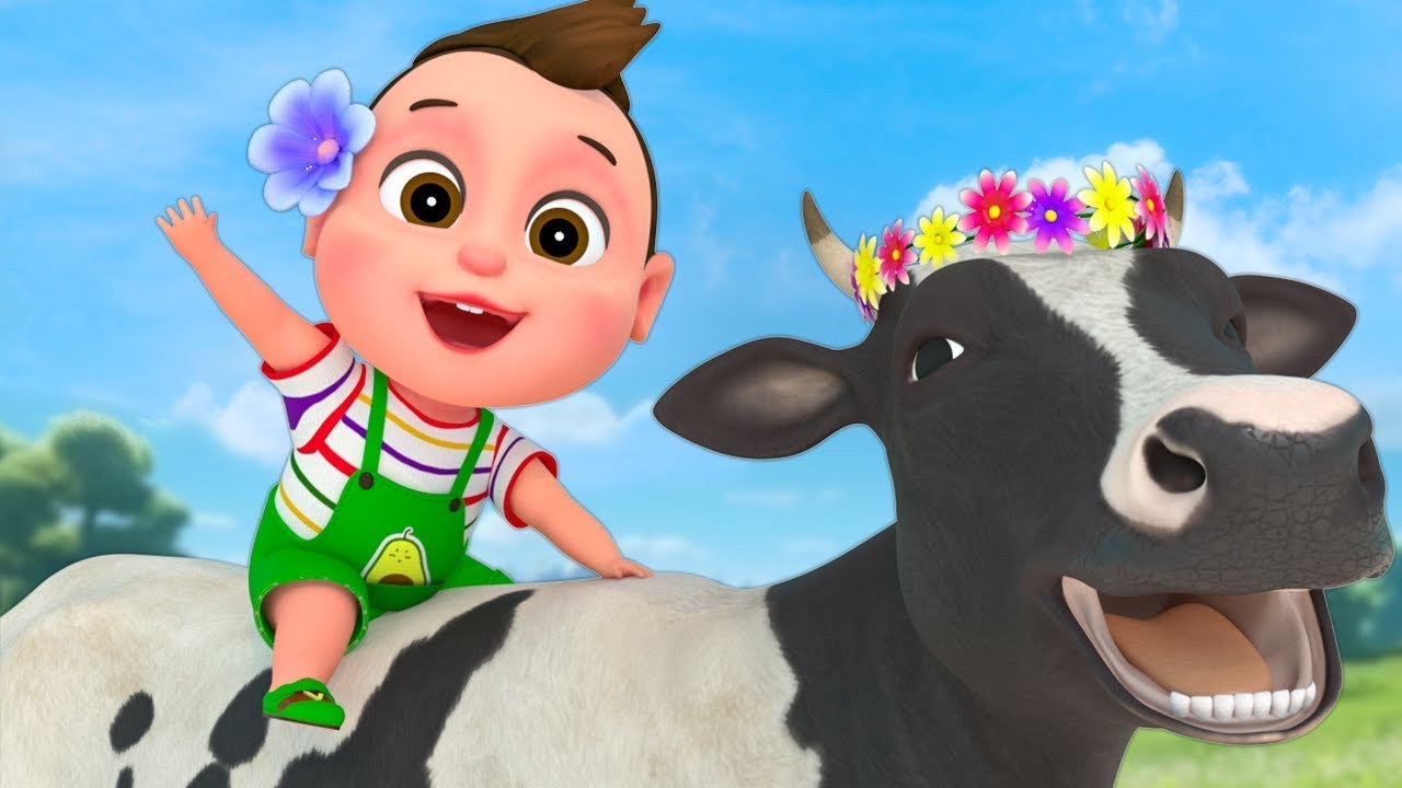 Chú Bò Con - Liên Khúc Ca Nhạc Thiếu Nhi Remix Vui Nhộn - Bài Hát Thiếu Nhi Cùng Con Bò, Con Vịt