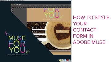How to Style Your Contact Form in Adobe Muse CC